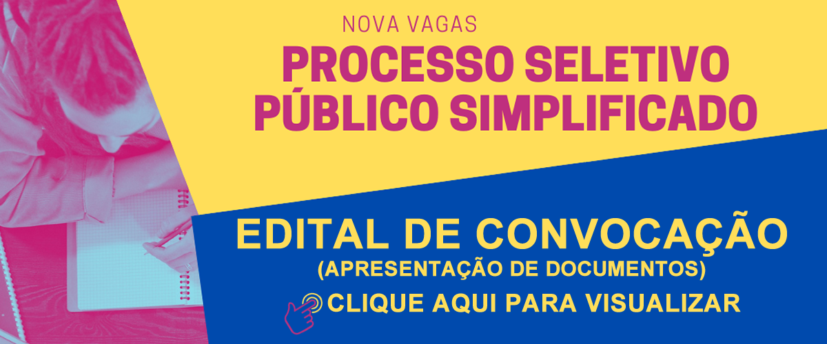 PROCESSO SELETIVO PÚBLICO SIMPLIFICADO', 'DISPÕE SOBRE A REALIZAÇÃO DE PROCESSO